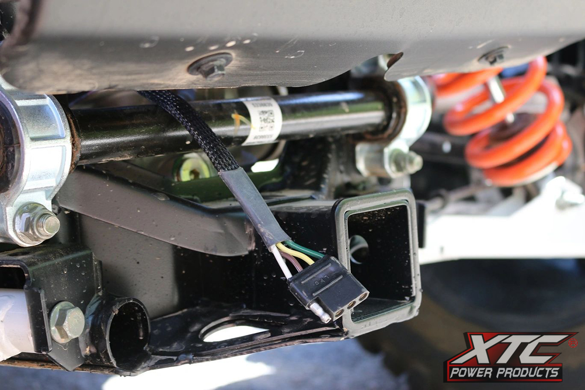 Polaris General & 2019 Ranger XP Plug and Play OEM Harness to 4 Pin Flat Trailer Connector