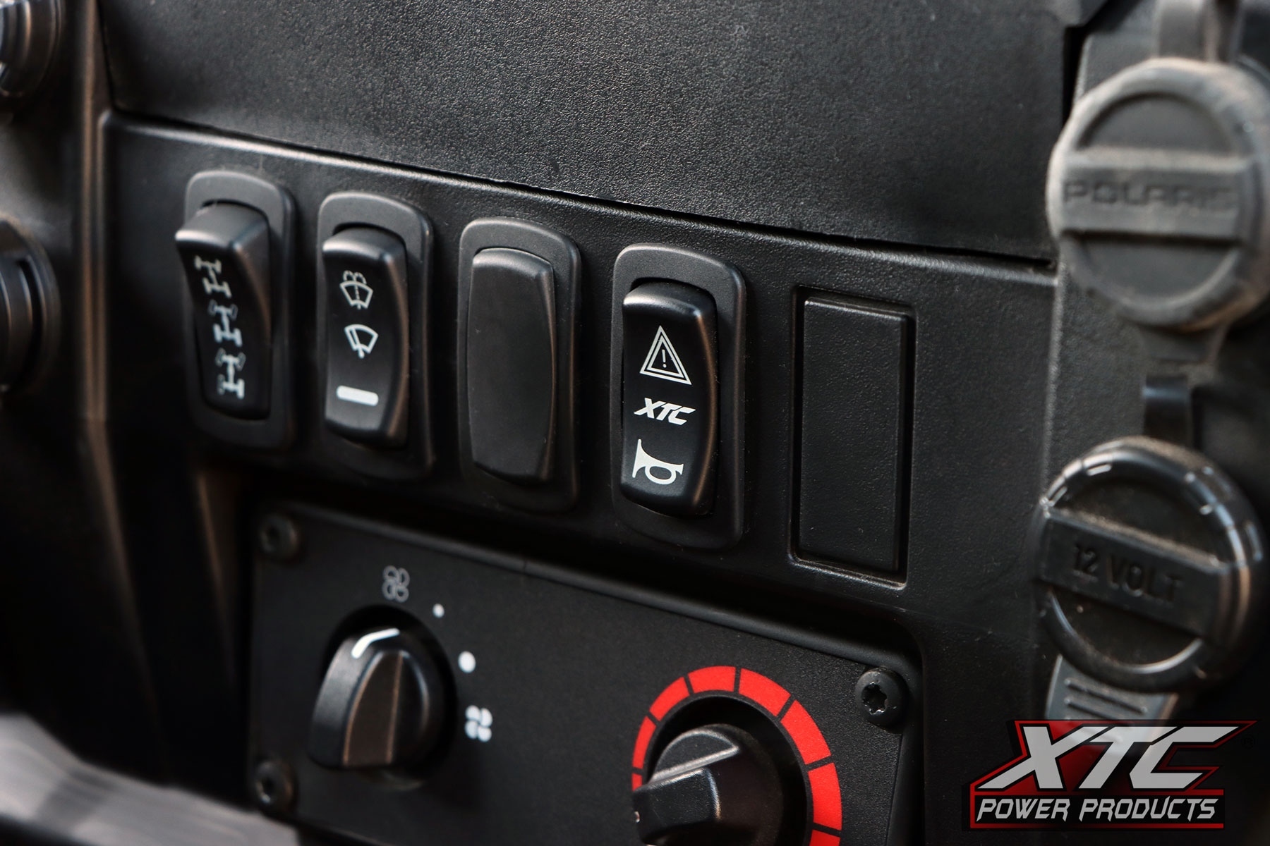 XTC L-Series Hazard Horn Switch in Polaris Ranger 570