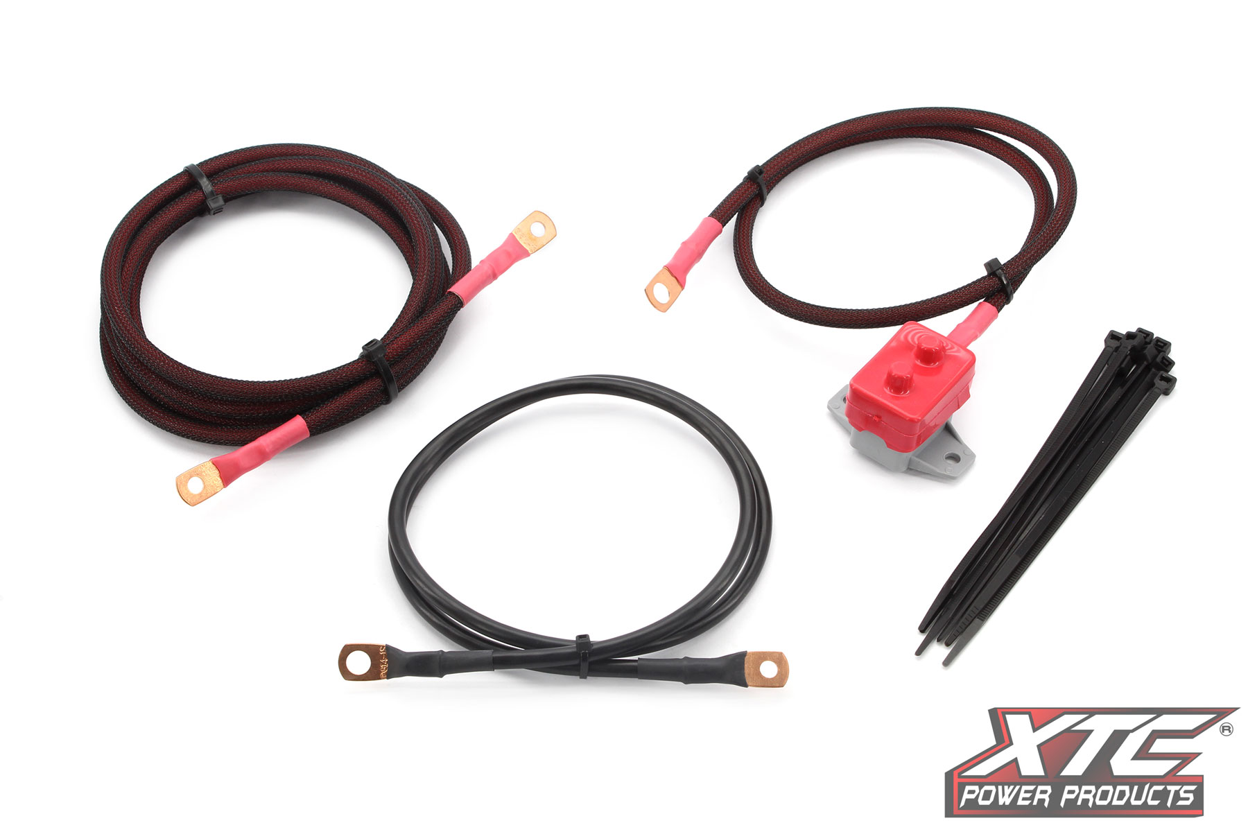 Kawasaki KRX Battery to OE Busbar Power Up Cables