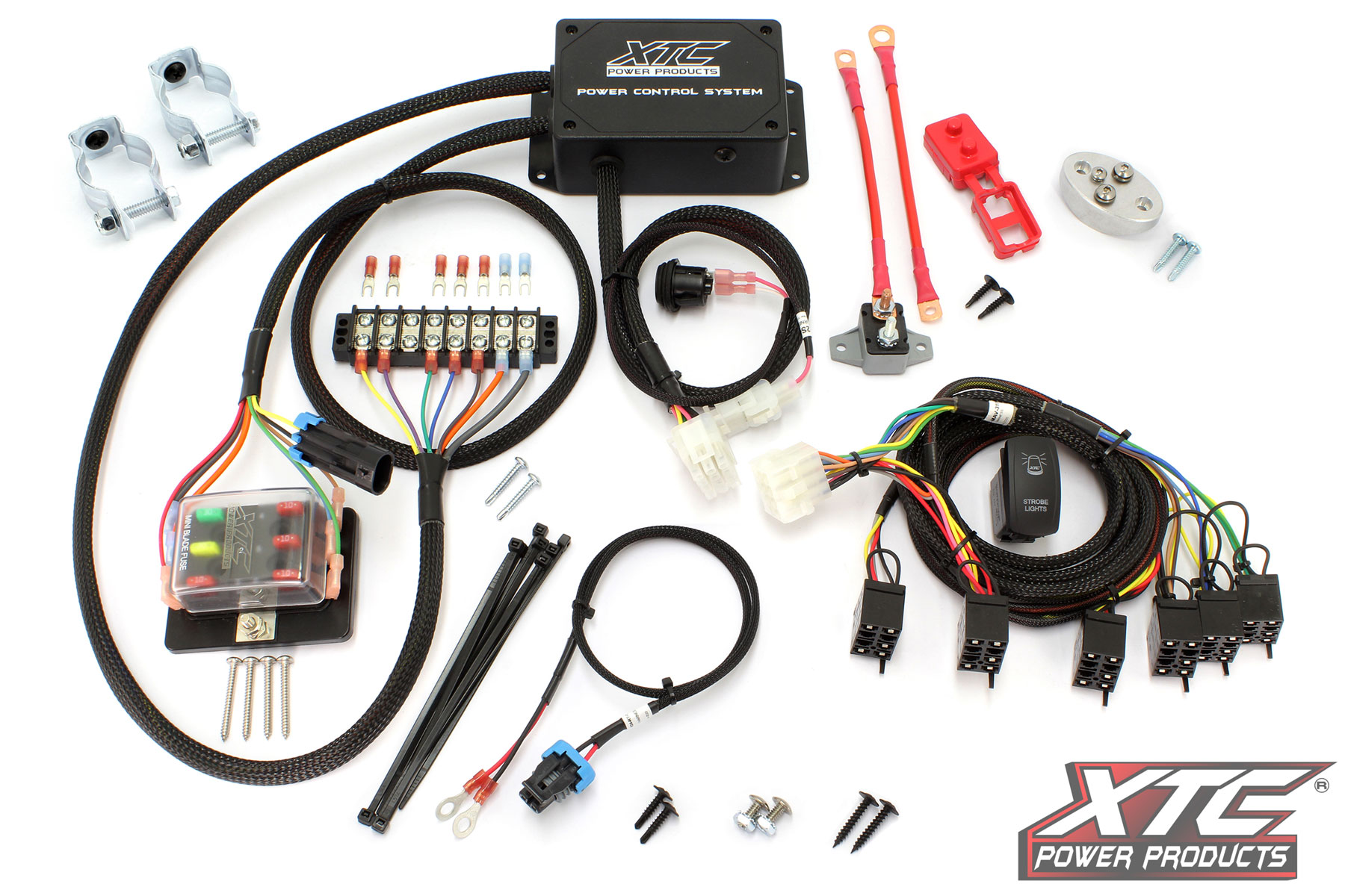 Can-Am X3 6 Switch Power Control System with Strobe Lights Switch